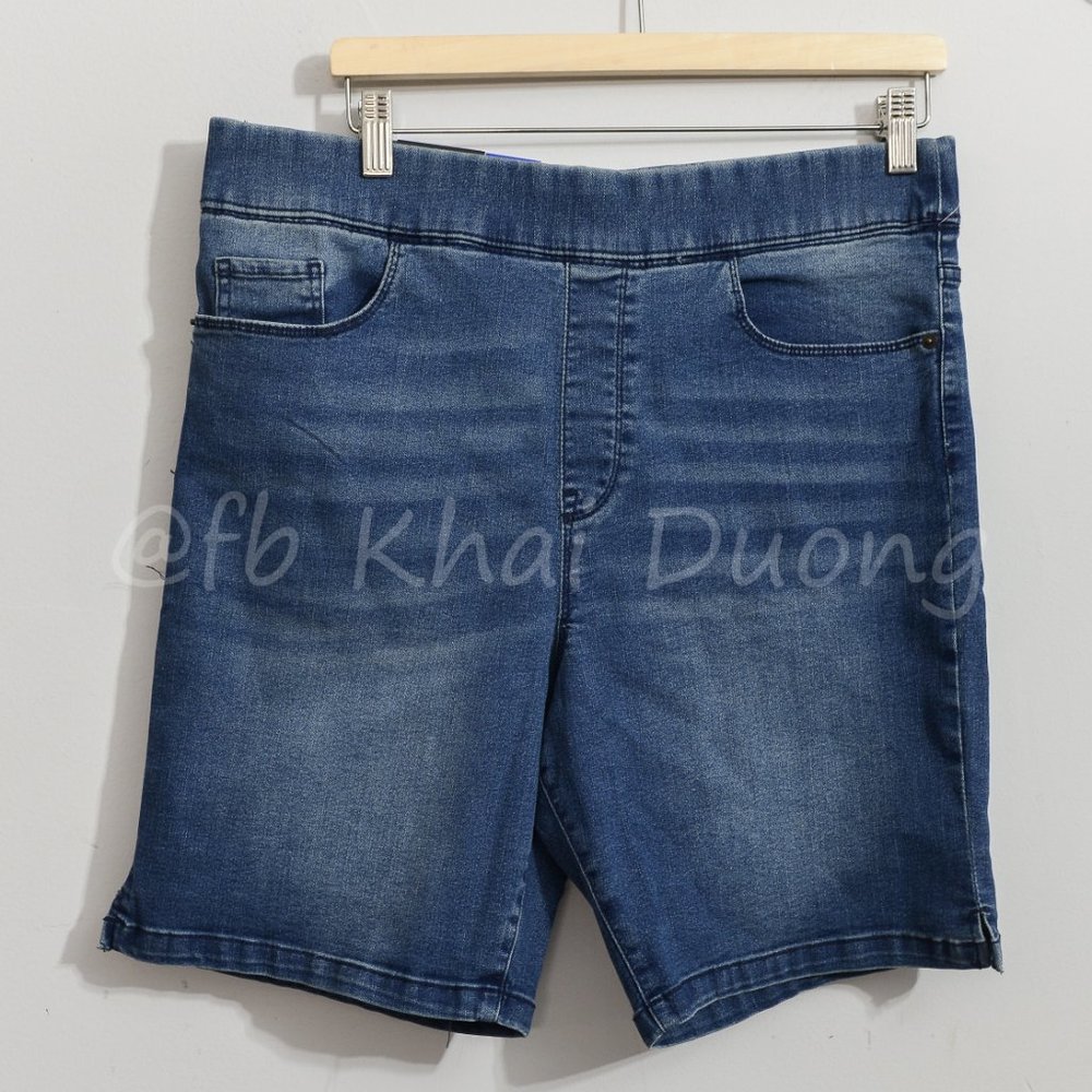 DKNY Jean Ladies' Bermuda Short BLUE L XXL